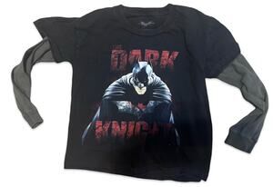 DC Comics Batman The Dark Knight Rises Boys Layered Graphic Shirt Size M (8)